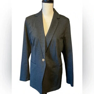 Marled gray Anne Klein blazer